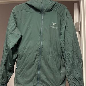 Arcturyx Atom Hoodie - blue/green size M.
